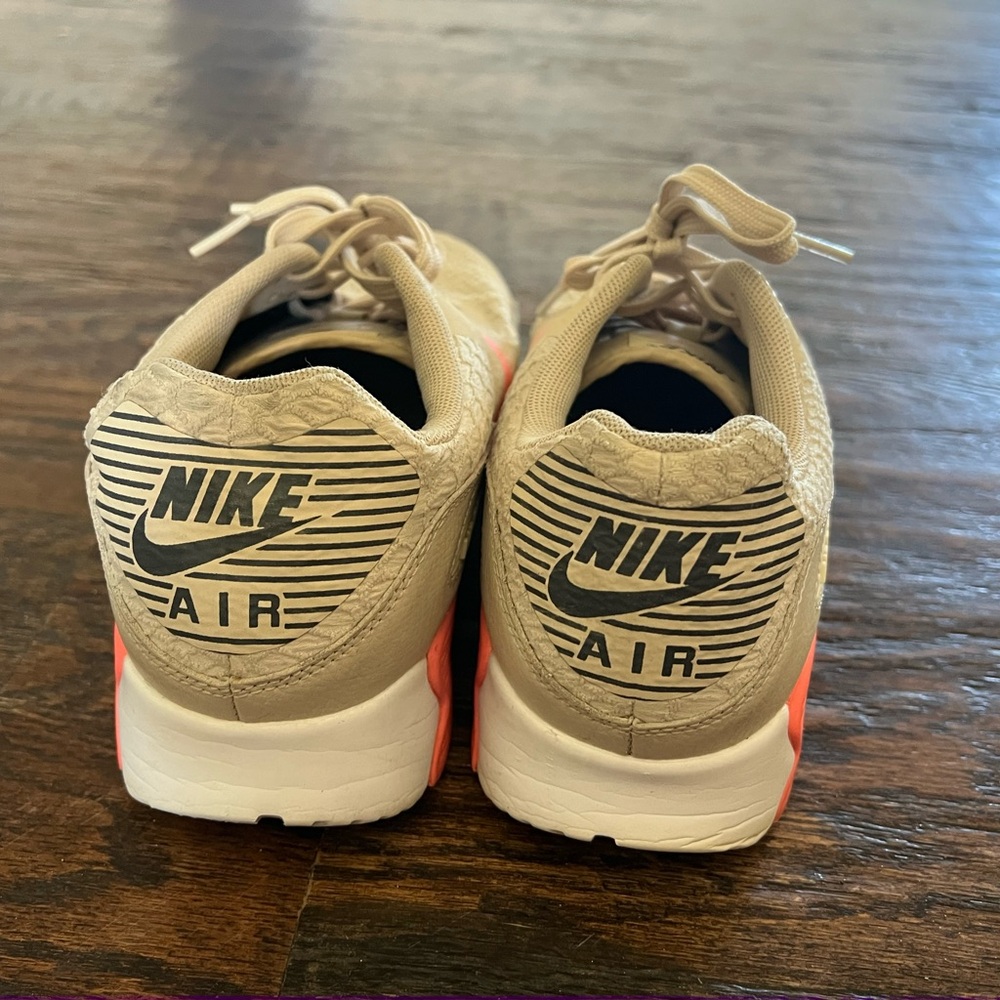 Nike Air Max Women's Sneakers - Beige and Coral - Picture 3 of 4